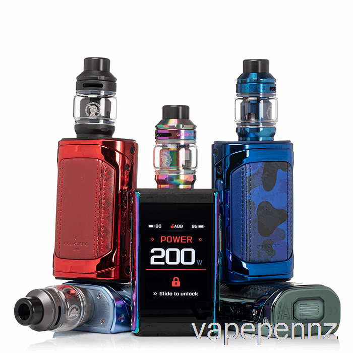 Geek Vape T200 Aegis Touch Starter Kit Silver VAPE NZ